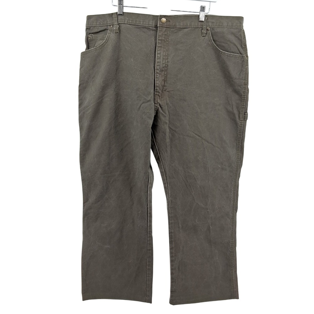 Dickies Mens 44x30 Carpenter Pants Workwear Casual Olive Green Streetwear Y2K